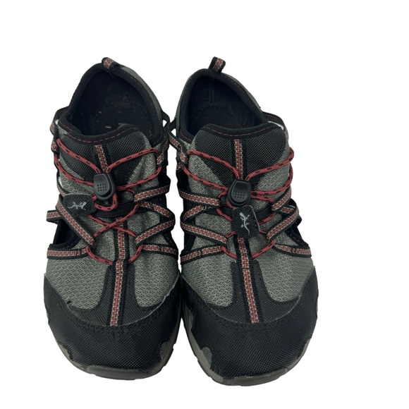Chaco Outcross Trail Kids Closed Toe Sandals Gray Red Size 3 - Picture 3 of 10
